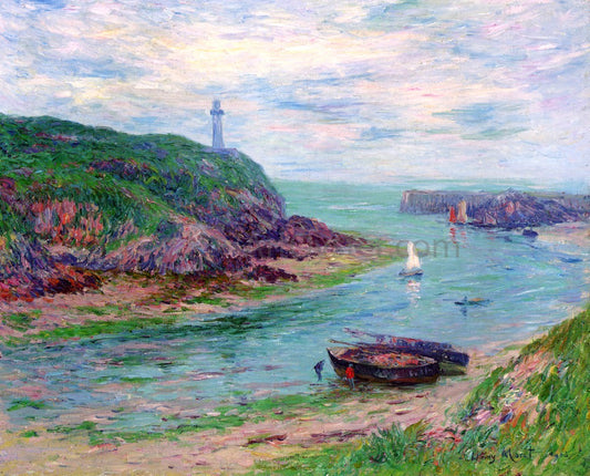  Henri Moret Doelan, Low Tide - Hand Painted Oil Painting