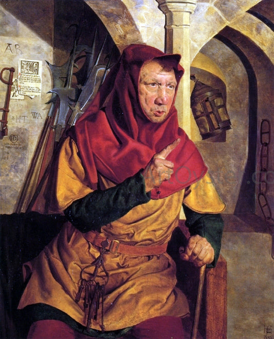  Henry Stacy Marks Dogberry Examining Conrade and Borachio - Hand Painted Oil Painting