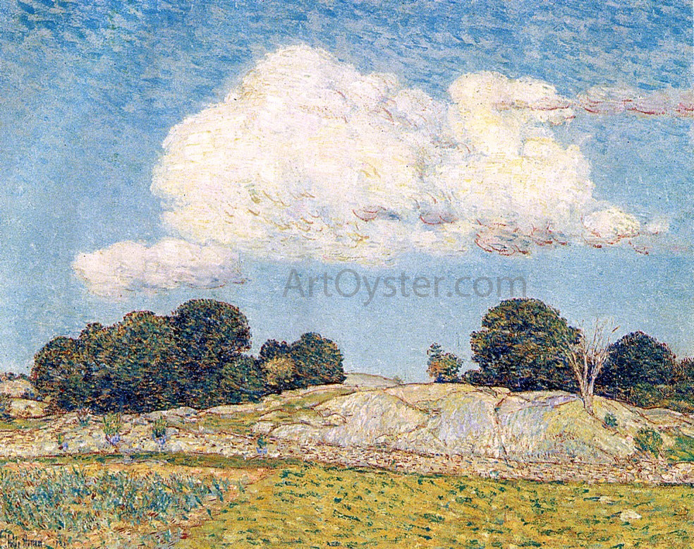  Frederick Childe Hassam Dragon Cloud, Old Lyme - Hand Painted Oil Painting