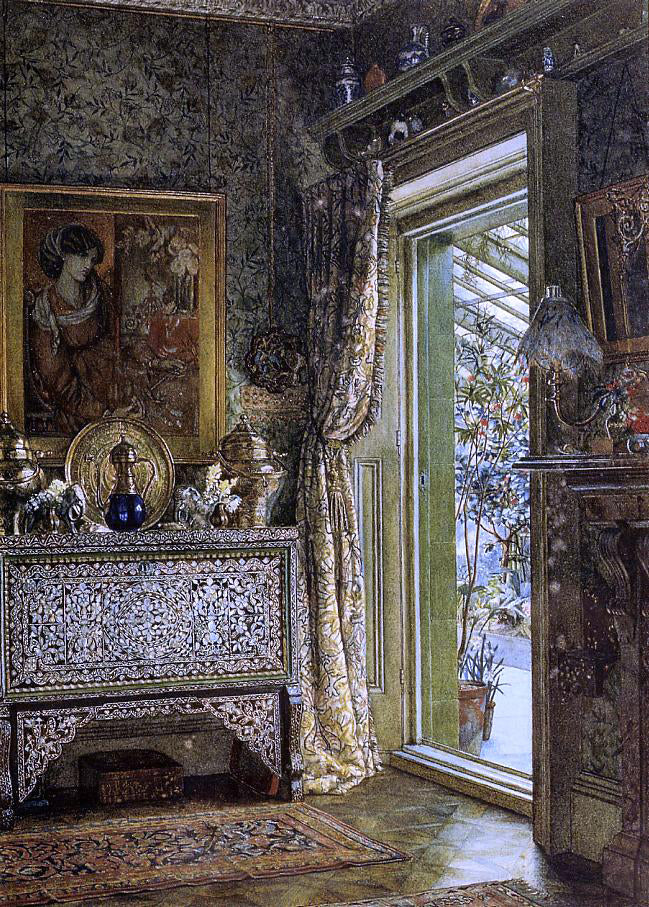  Sir Lawrence Alma-Tadema Drawing Room, Holland Park - Hand Painted Oil Painting