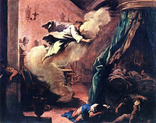  Sebastiano Ricci Dream of Aesculapius - Hand Painted Oil Painting