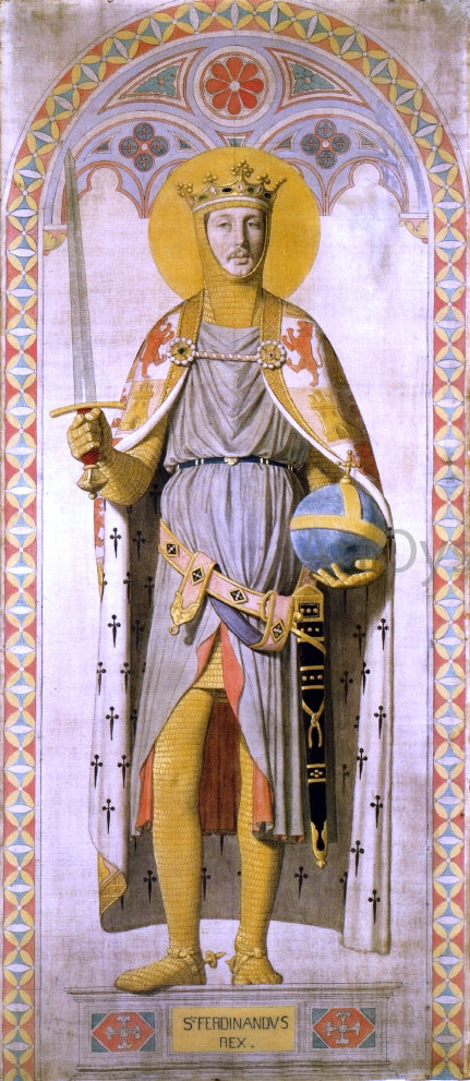  Jean-Auguste-Dominique Ingres Duke Ferdinand-Philippe of Orleans, as St. Ferdinand of Castile - Hand Painted Oil Painting