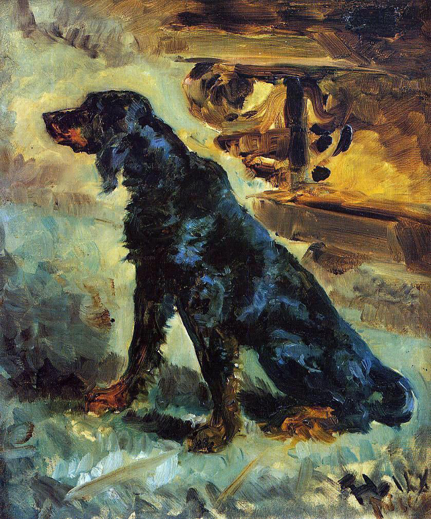  Henri De Toulouse-Lautrec Dun, a Gordon Setter Belonging to Comte Alphonse de Toulouse-Lautrec - Hand Painted Oil Painting