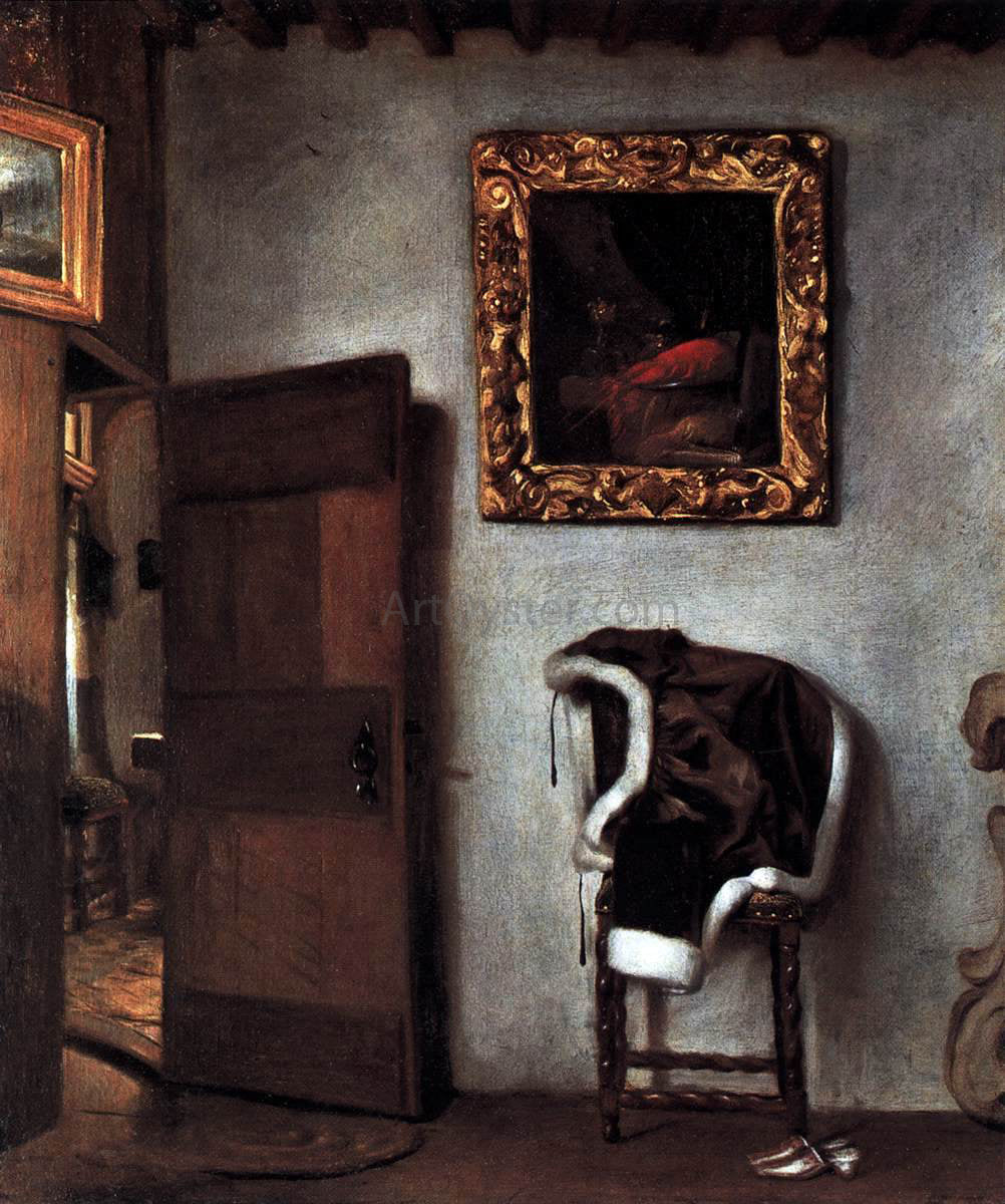  Hendrick Van der Burch Dutch Interior - Hand Painted Oil Painting
