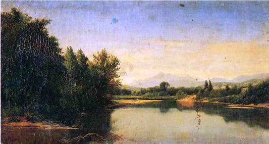  John Frederick Kensett Eastern Mountain Lake - Hand Painted Oil Painting