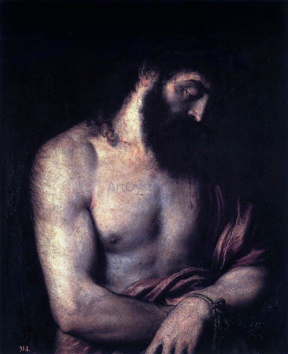  Titian Ecce Homo - Hand Painted Oil Painting