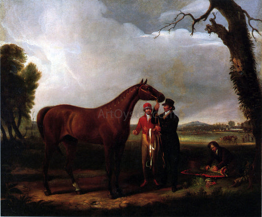  Alvan Fisher Eclipse, with Race Track - Hand Painted Oil Painting