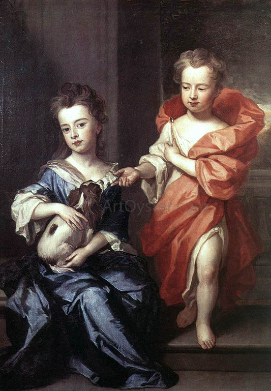  Sir Godfrey Kneller Edward and Lady Mary Howard - Hand Painted Oil Painting