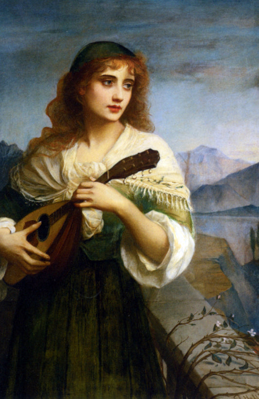  Edward Charles Halle Edward Francesca - Hand Painted Oil Painting