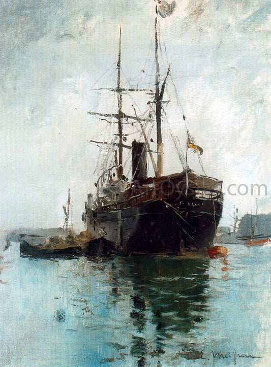  Eliseo Meifren I Roig El Barco - Hand Painted Oil Painting