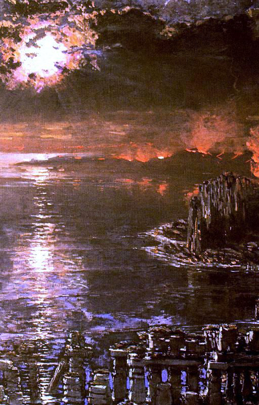  Antonio Munoz Degrain El Mar Muerto - Hand Painted Oil Painting