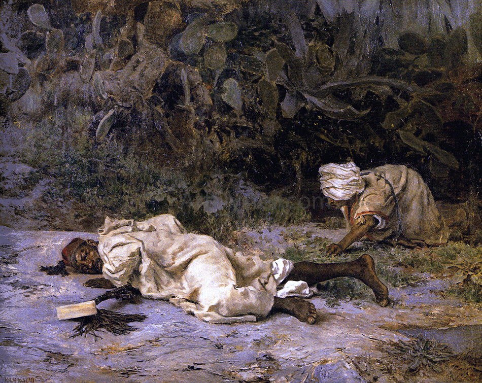  Antonio Munoz Degrain El Rastreador - Hand Painted Oil Painting
