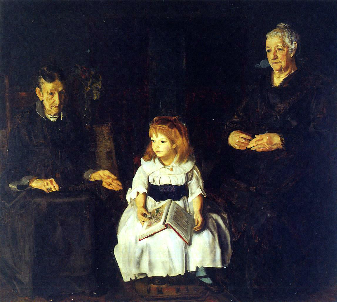  George Wesley Bellows Elinor, Jean and Anna - Hand Painted Oil Painting