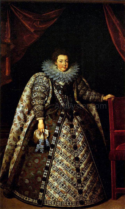  The Younger Frans Pourbus Elizabeth of France - Hand Painted Oil Painting