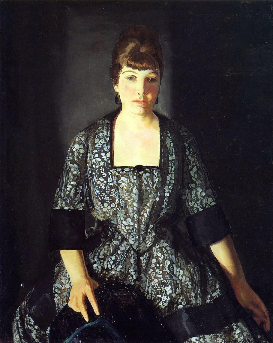  George Wesley Bellows Emma in the Black Print - Hand Painted Oil Painting