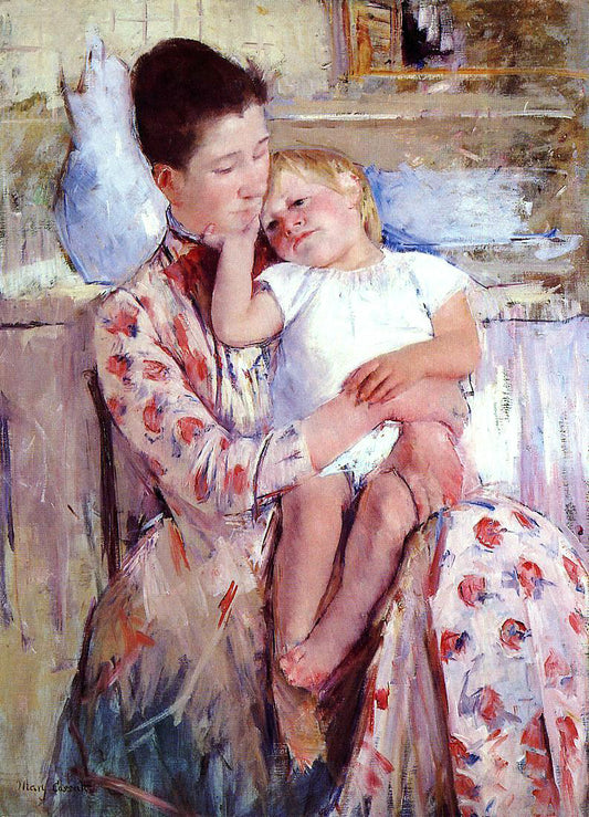  Mary Cassatt Emmie and Her Child - Hand Painted Oil Painting