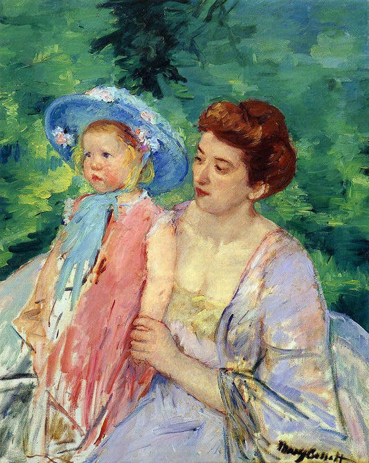  Mary Cassatt En Bateau, Le Bain - Hand Painted Oil Painting