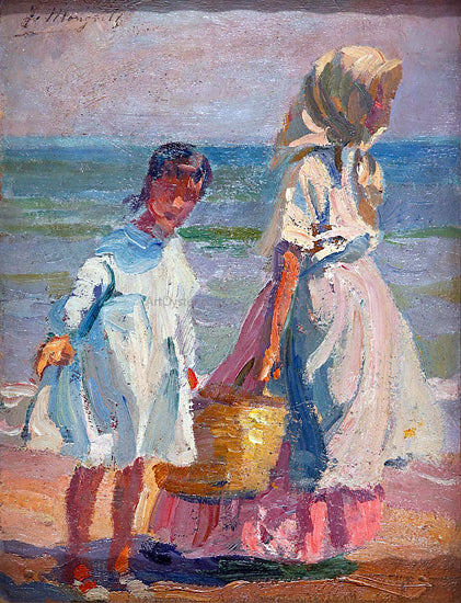  Mongrell Torrent En la Playa - Hand Painted Oil Painting