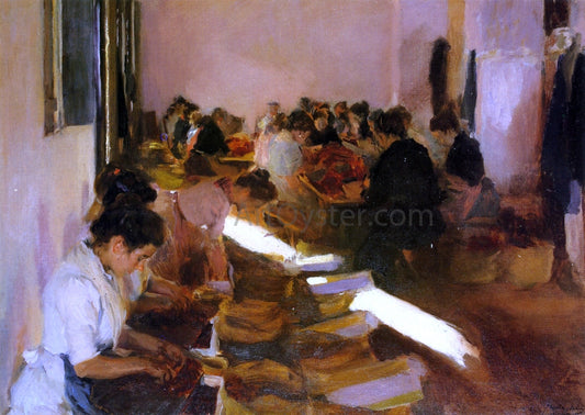  Joaquin Sorolla Y Bastida Encajonando Pasas, Javea - Hand Painted Oil Painting