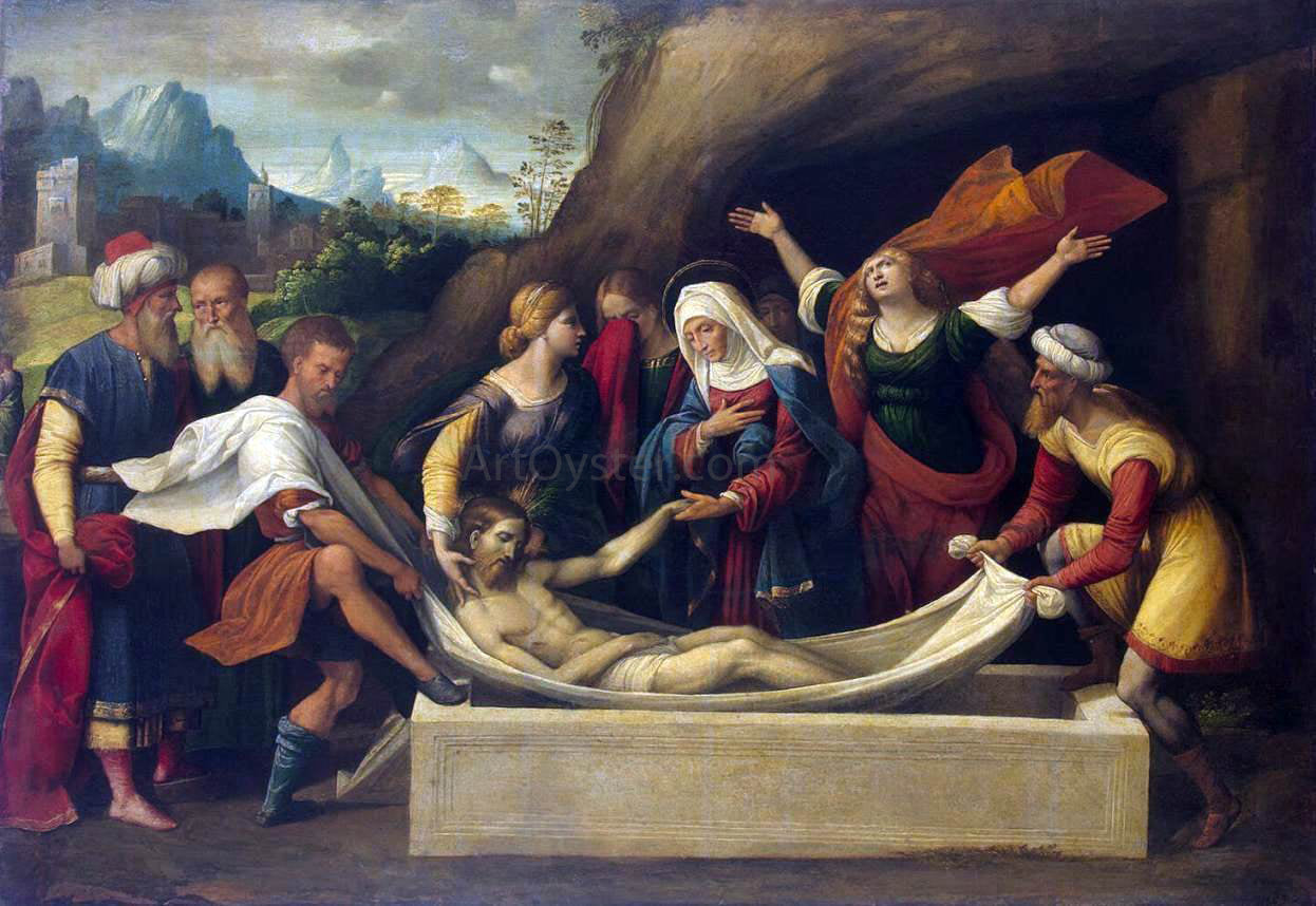  Garofalo Entombment - Hand Painted Oil Painting