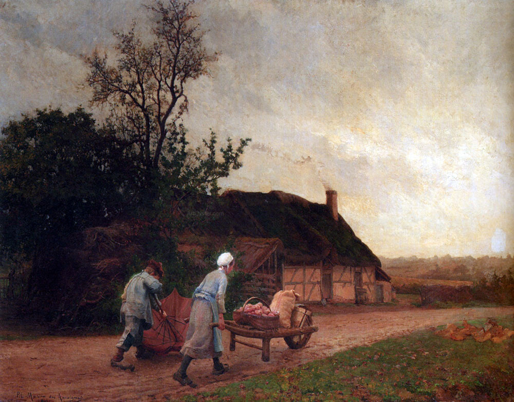  Paul des Amoignes Entre Deux Averses - Hand Painted Oil Painting