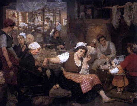  Ignacio Diaz Olano Escenja de Interior - Hand Painted Oil Painting