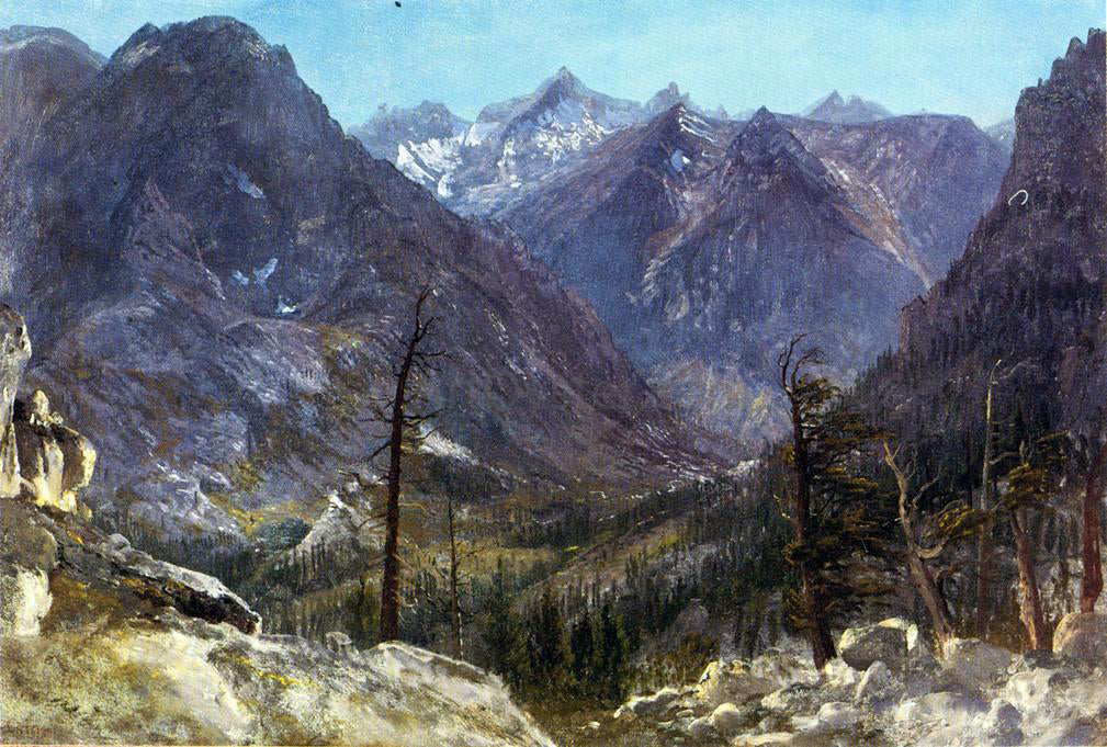  Albert Bierstadt Estes Park, Colorado - Hand Painted Oil Painting