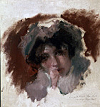  Emilio Sala y Frances Estudio de Cabeza - Hand Painted Oil Painting