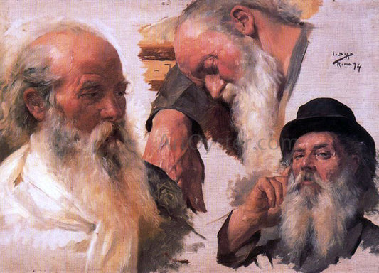  Ignacio Diaz Olano Estudio de Cabezas - Hand Painted Oil Painting