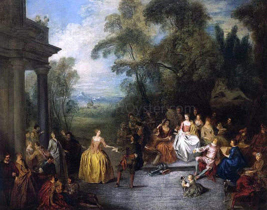  Jean Joseph Pater Fete Champetre - Hand Painted Oil Painting