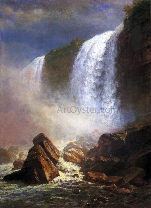  Albert Bierstadt Falls of Niagara from Below - Hand Painted Oil Painting