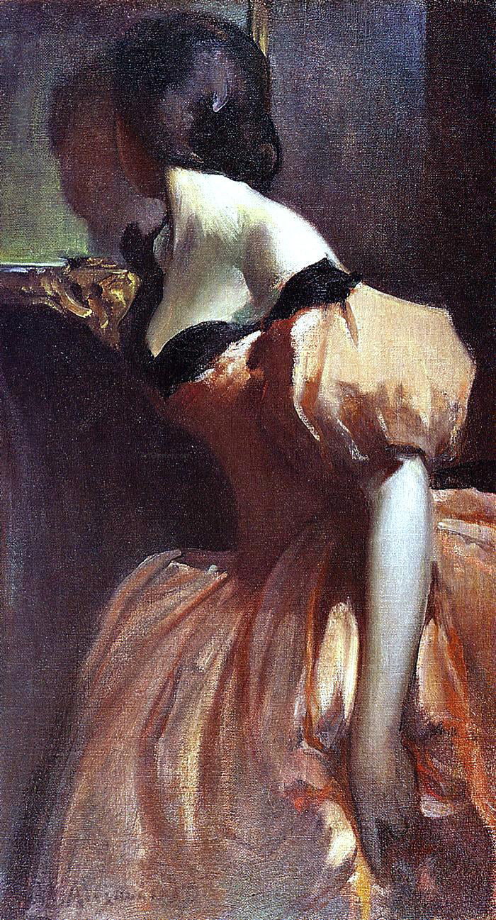  John White Alexander Fancy Dress - Hand Painted Oil Painting