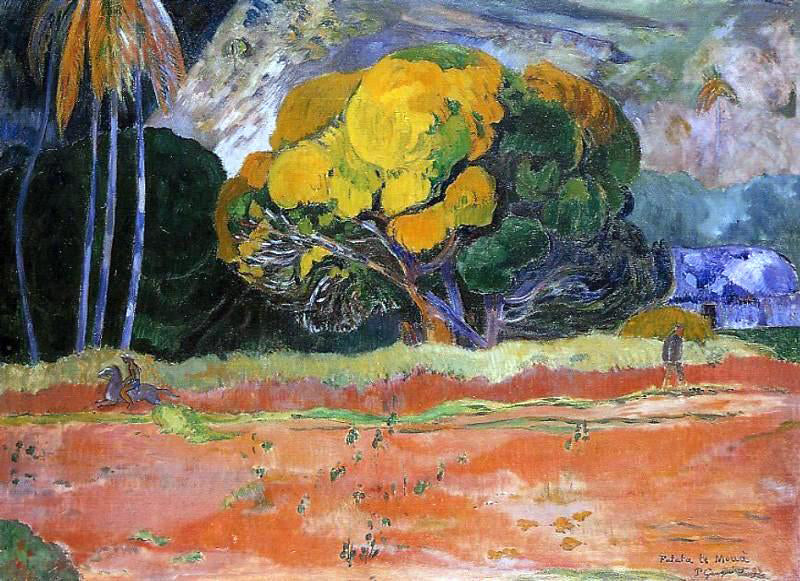  Paul Gauguin Fatata te Moua (also known as At the Big Mountain) - Hand Painted Oil Painting