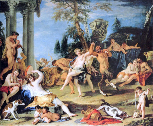  Sebastiano Ricci Feast in Honour of Pan - Hand Painted Oil Painting