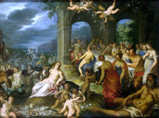  I Hans Rottenhammer Feast of the Gods - Hand Painted Oil Painting