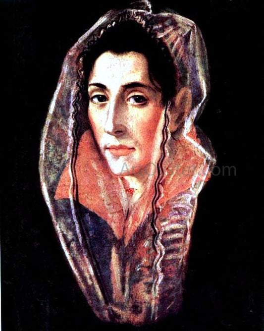  El Greco Female Portrait - Hand Painted Oil Painting