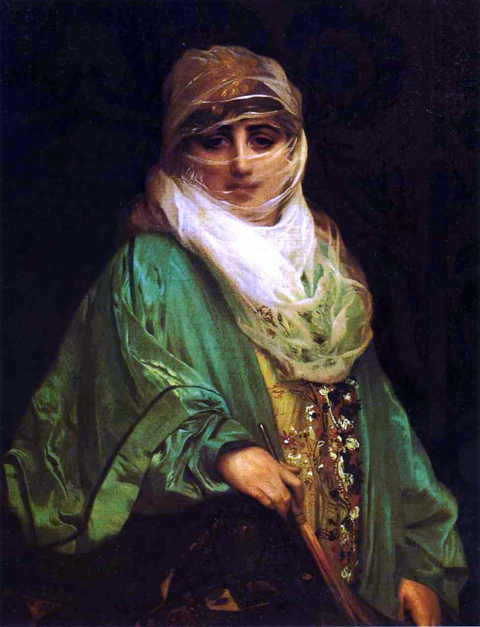  Jean-Leon Gerome Femme De Constantinople - Hand Painted Oil Painting