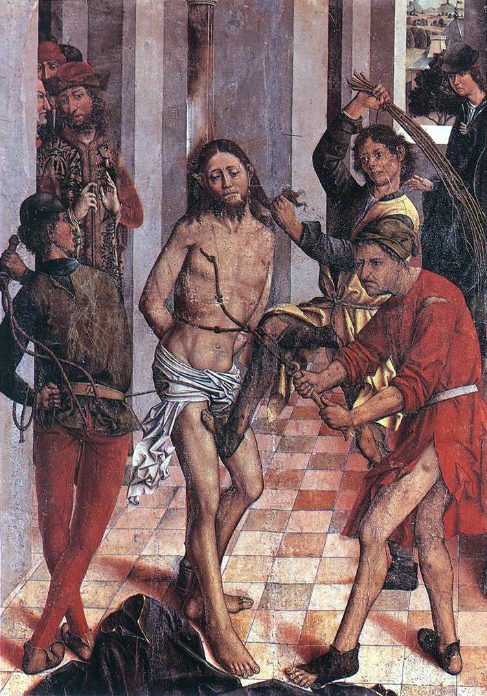  Fernando Gallego Flagellation - Hand Painted Oil Painting