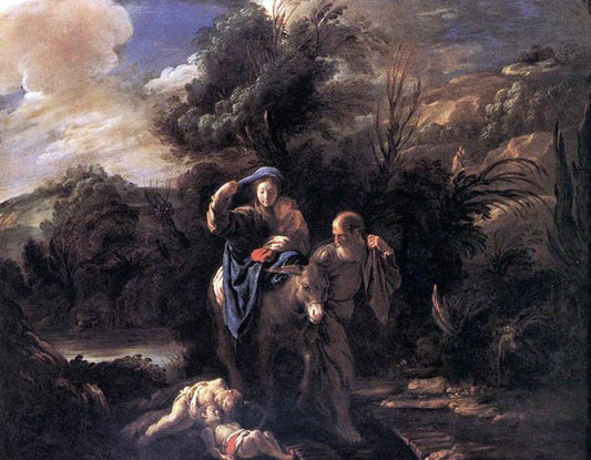  Domenico Feti Flight to Egypt - Hand Painted Oil Painting
