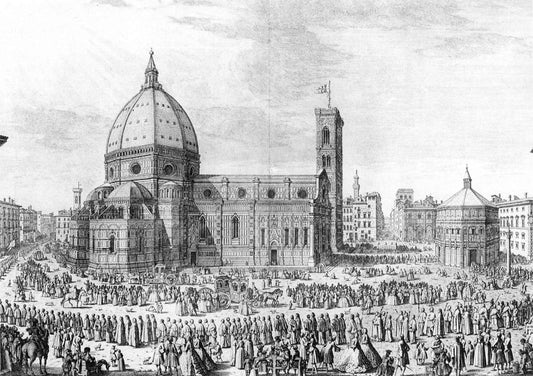  Giuseppe Zocchi Florence Cathedral - Hand Painted Oil Painting