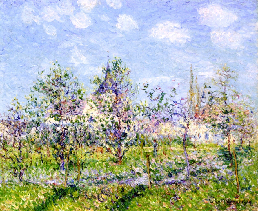  Gustave Loiseau Flowering Orchard, Spring - Hand Painted Oil Painting