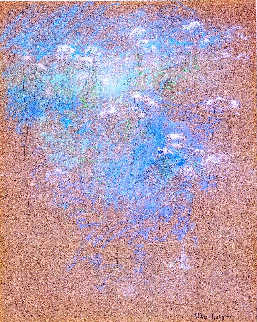  John Twachtman Flowers - Hand Painted Oil Painting