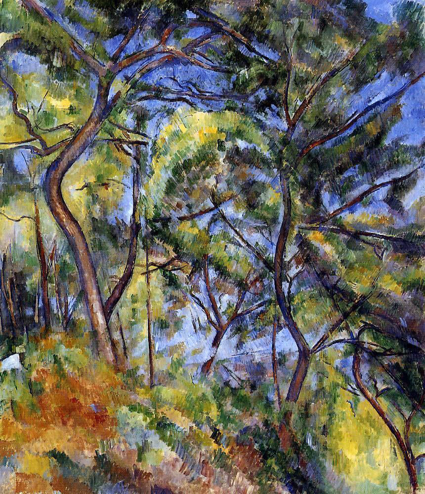  Paul Cezanne Forest - Hand Painted Oil Painting