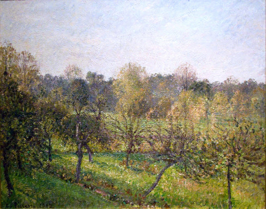  Camille Pissarro Forest in Evening - Hand Painted Oil Painting