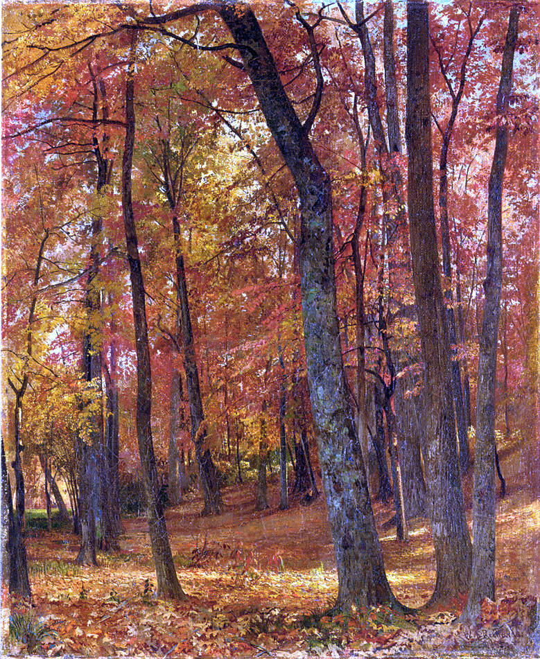  William Trost Richards Forest Interior - Hand Painted Oil Painting
