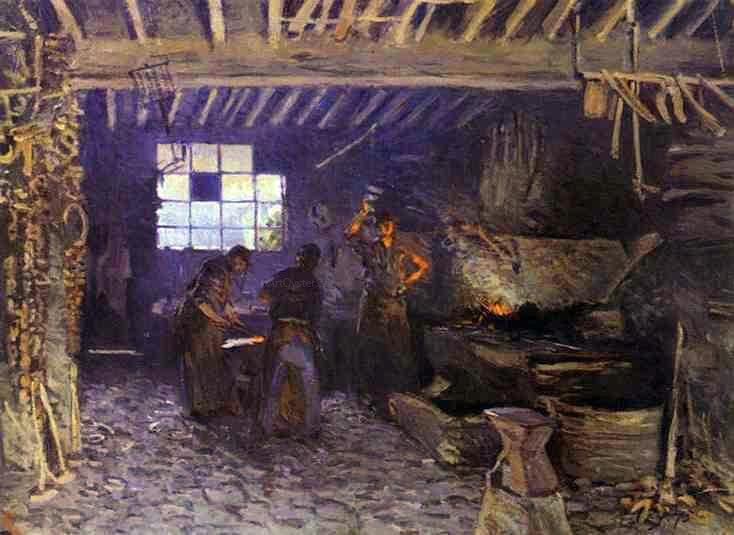  Alfred Sisley Forge at Marly-le-Roi - Hand Painted Oil Painting