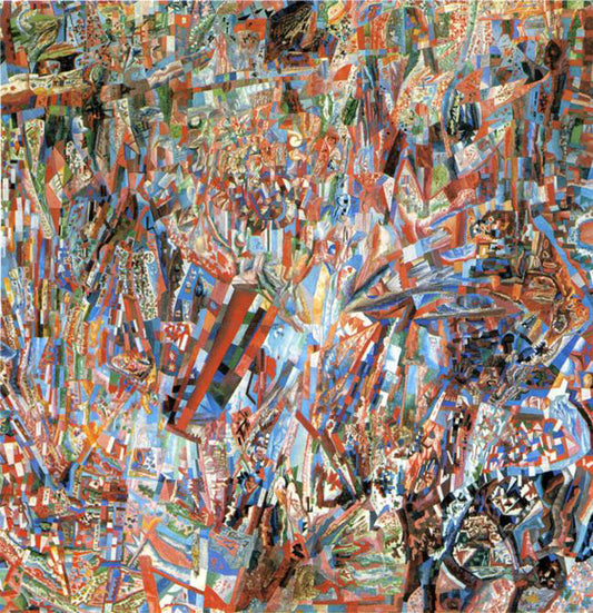  Pavel Filonov Formula of Spring - Hand Painted Oil Painting