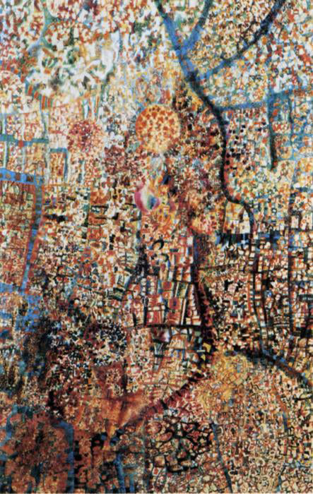  Pavel Filonov Formula of Spring - Hand Painted Oil Painting