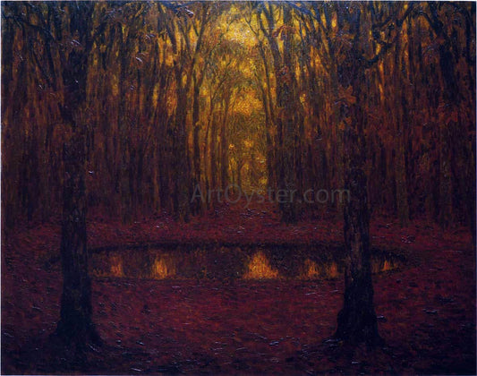  Henri Le Sidaner Fountain at Versailles in Autumn - Hand Painted Oil Painting