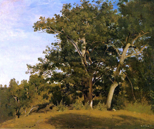  Jean-Baptiste-Camille Corot Fountainebleau - Aux Georges d'Apremont - Hand Painted Oil Painting